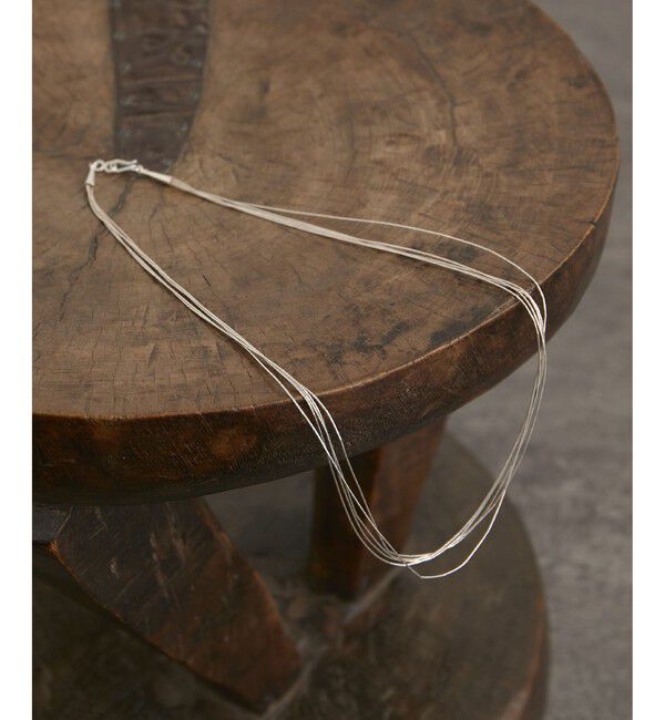 SALON adam et rope'「【NativeSilverStreams】リキッドシルバーネックレス 5st 60cm」|ネックレス|