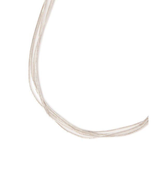 SALON adam et rope'「【NativeSilverStreams】リキッドシルバーネックレス 5st 60cm」|ネックレス|