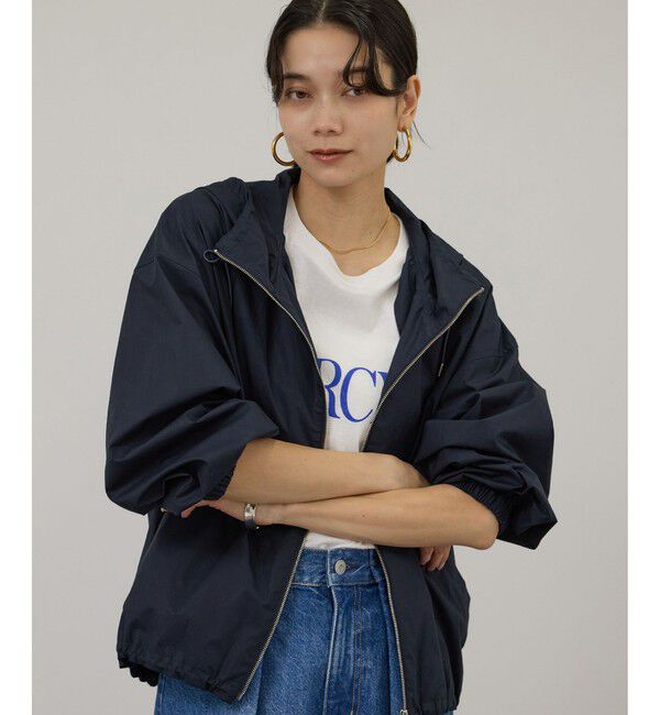 SALON adam et rope'「コーティングフーディーブルゾン / セットアップ対応」|ブルゾン・スタジャン|