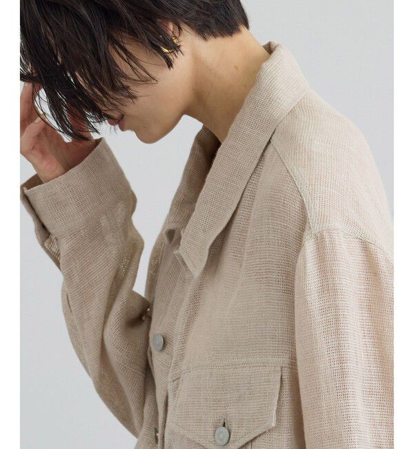 SALON adam et rope'「リネンカラミシアーGジャン」|その他|