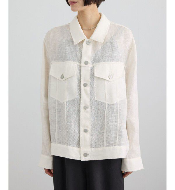 SALON adam et rope'「リネンカラミシアーGジャン」|その他|