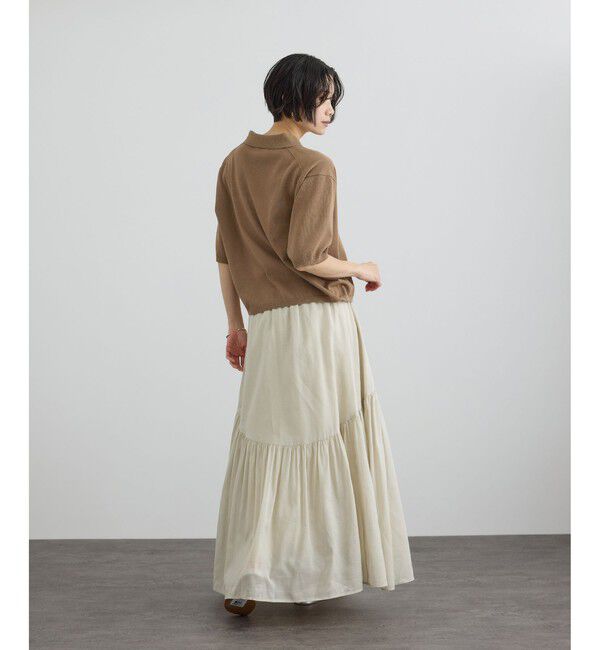 SALON adam et rope'「【WEB限定】ドライタッチスキッパーニットカーディガン / 洗える」|カーディガン|