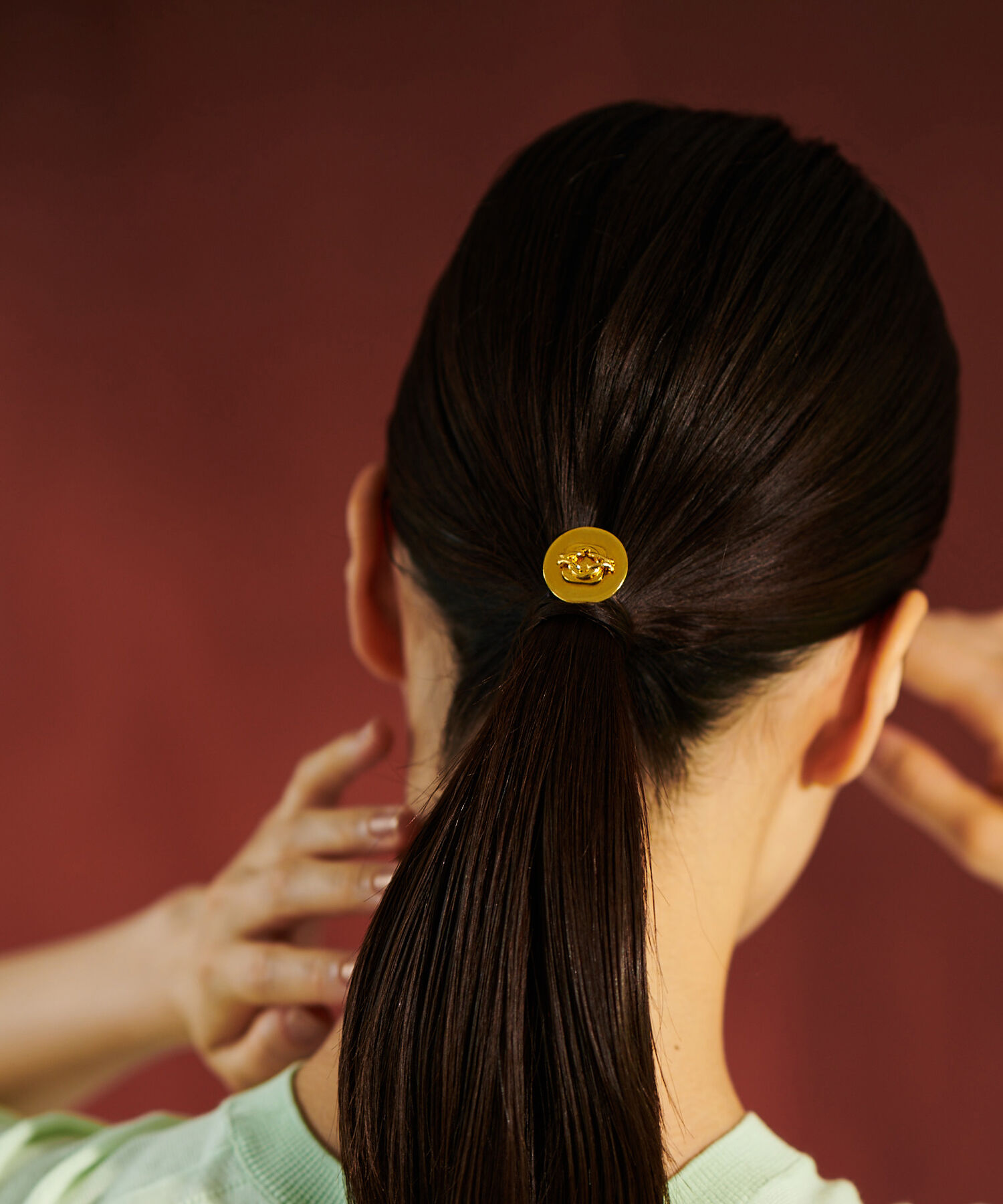 ROP&Eacute;「【MITAKE BUTTON】モチーフへアーカフ」|その他|