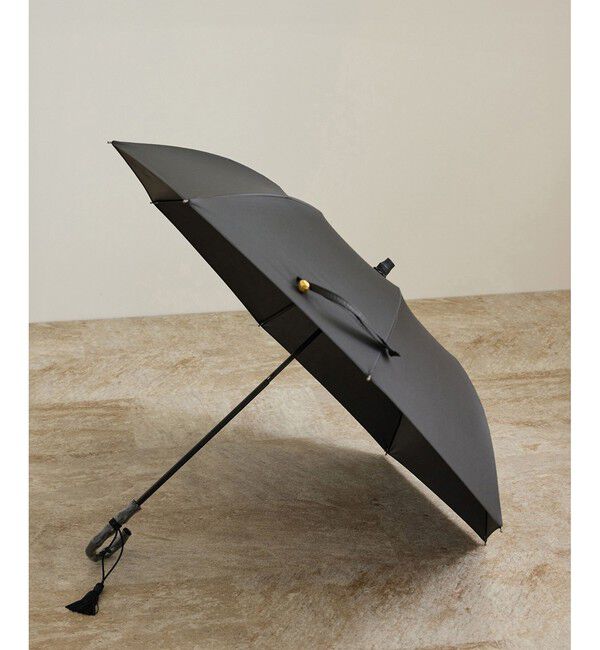 ROPE「【晴雨兼用・高機能】２段式開閉 折りたたみバンブーパラソル【UVカット/遮光・遮熱・防水効果】」|傘|