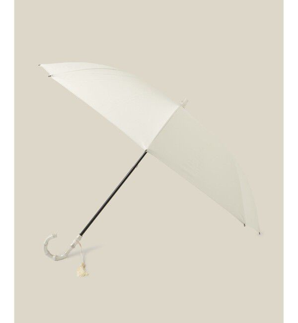 ROPE「【晴雨兼用・高機能】２段式開閉 折りたたみバンブーパラソル【UVカット/遮光・遮熱・防水効果】」|傘|