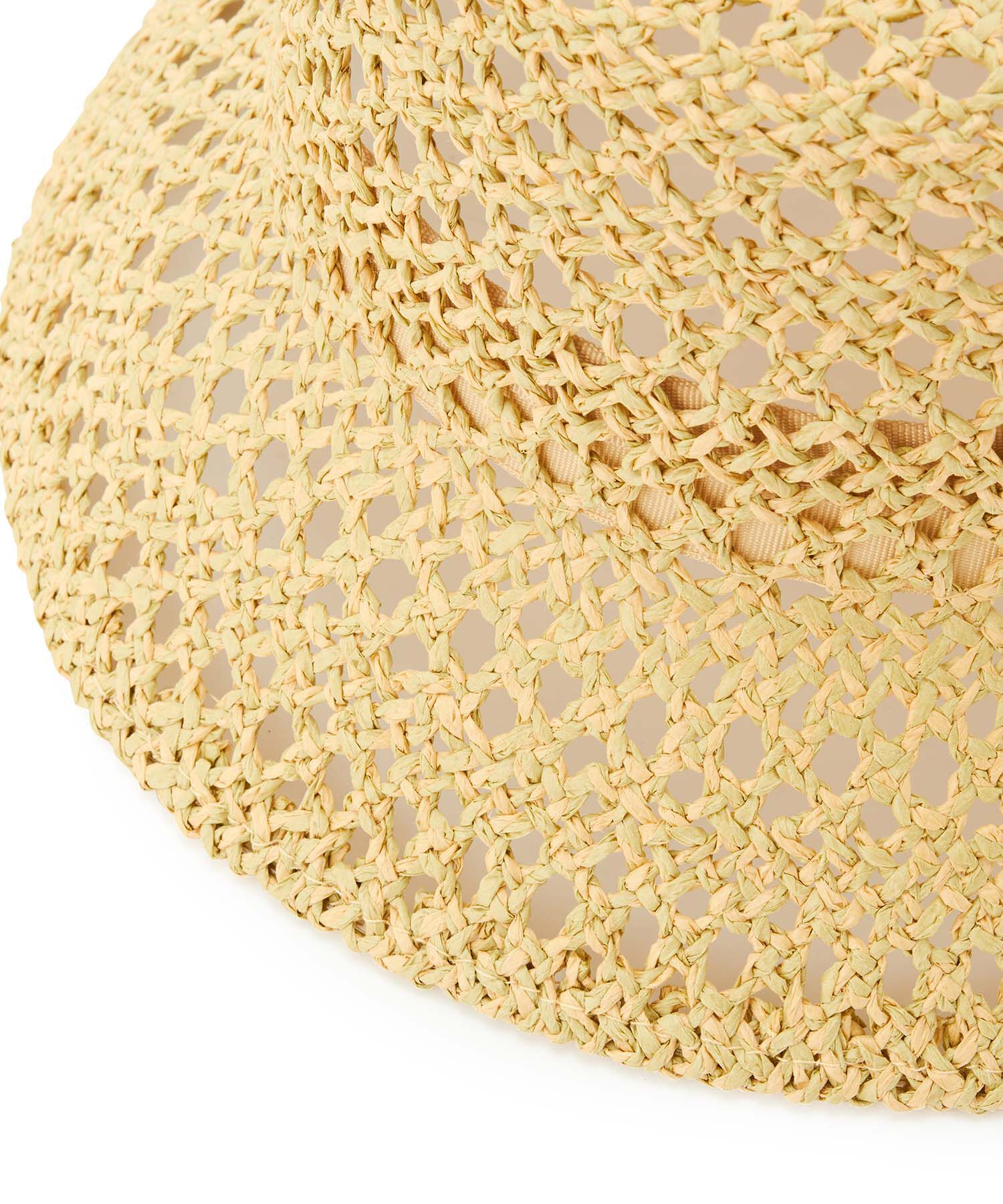 VIS「柄編みペーパーハット」|ハット|