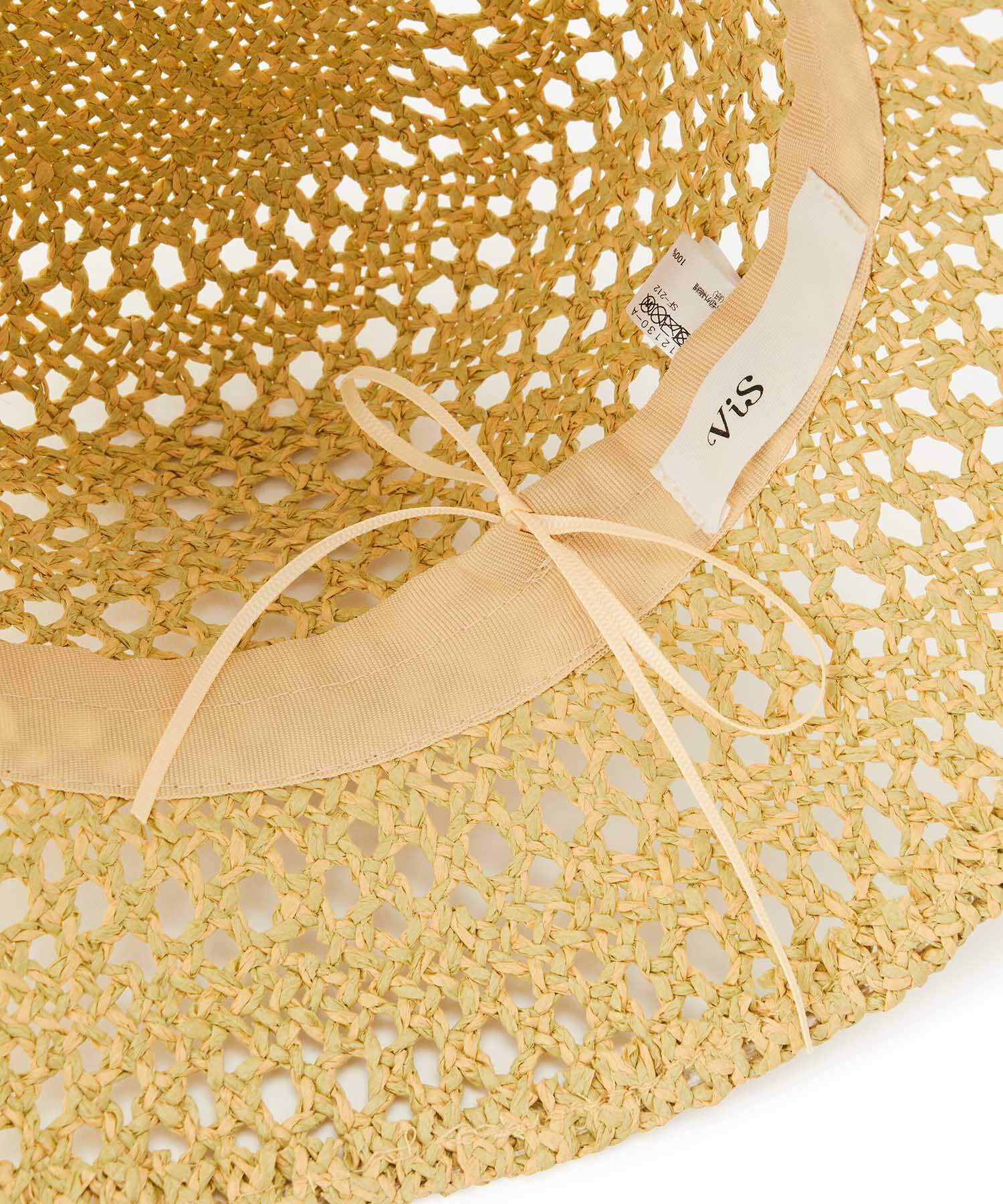 VIS「柄編みペーパーハット」|ハット|