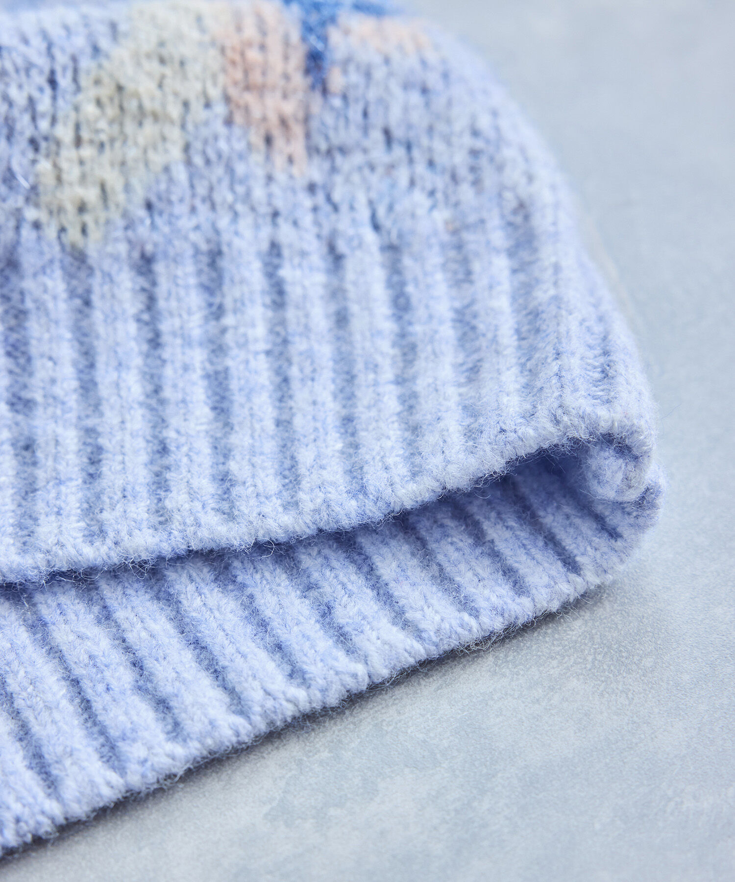 VIS「フラワージャガードニットプルオーバー」|ニット・セーター|