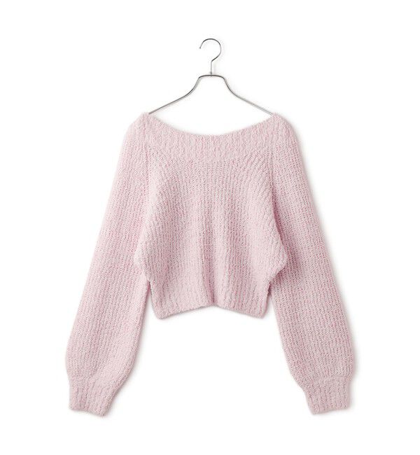 VIS「ユルネックポコポコヤーンニットプルオーバー」|ニット・セーター|