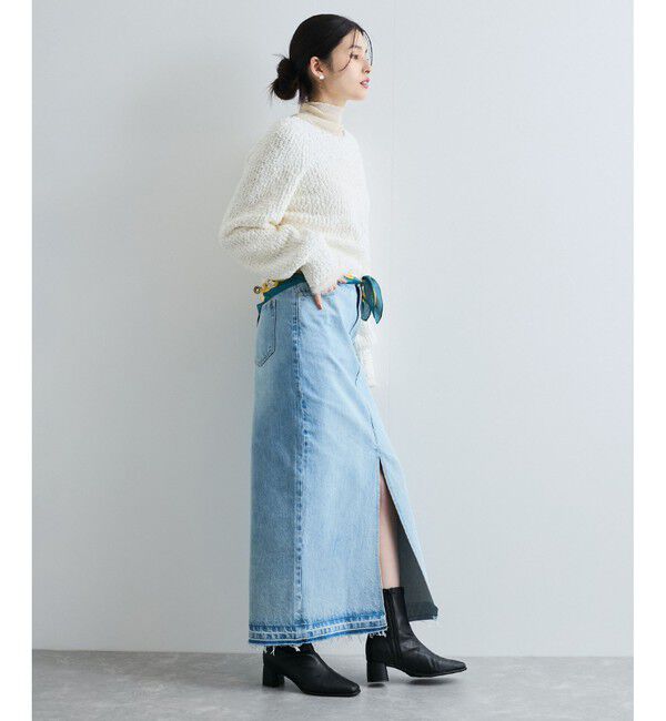 VIS「ユルネックポコポコヤーンニットプルオーバー」|ニット・セーター|