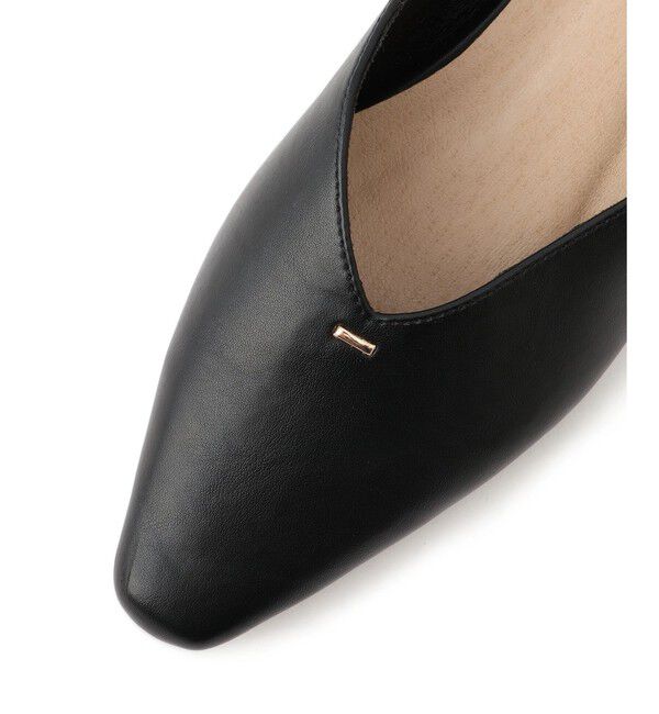 ROPE PICNIC PASSAGE「Vカットソフトバブーシュ」|パンプス|