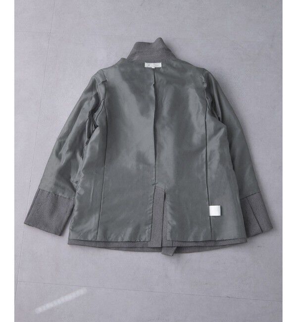 Rope&rsquo;Picnic「【WEB限定】レディハンサムシリーズ ウールライク金ボタンミドル丈ジャケット(総裏地)」|テーラードジャケット|
