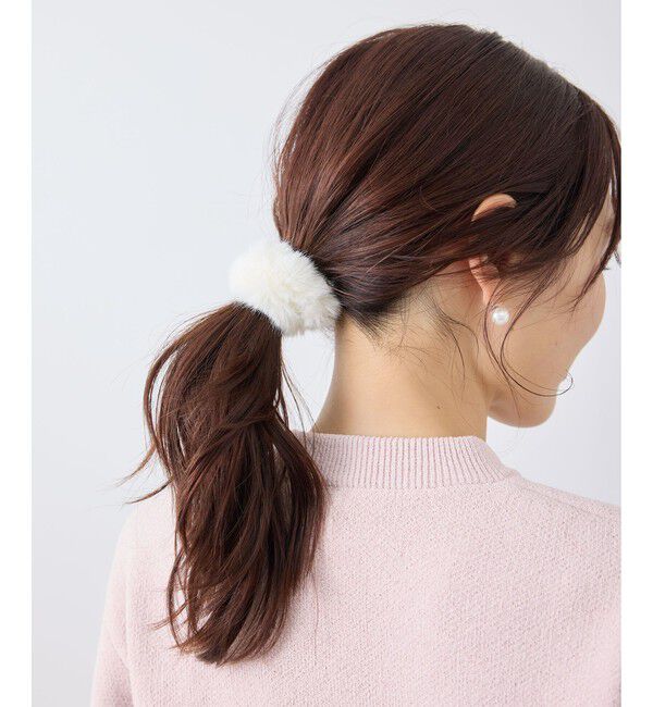 ROPE PICNIC PASSAGE「ふわふわフェイクファーシュシュ」|ヘアゴム・シュシュ|