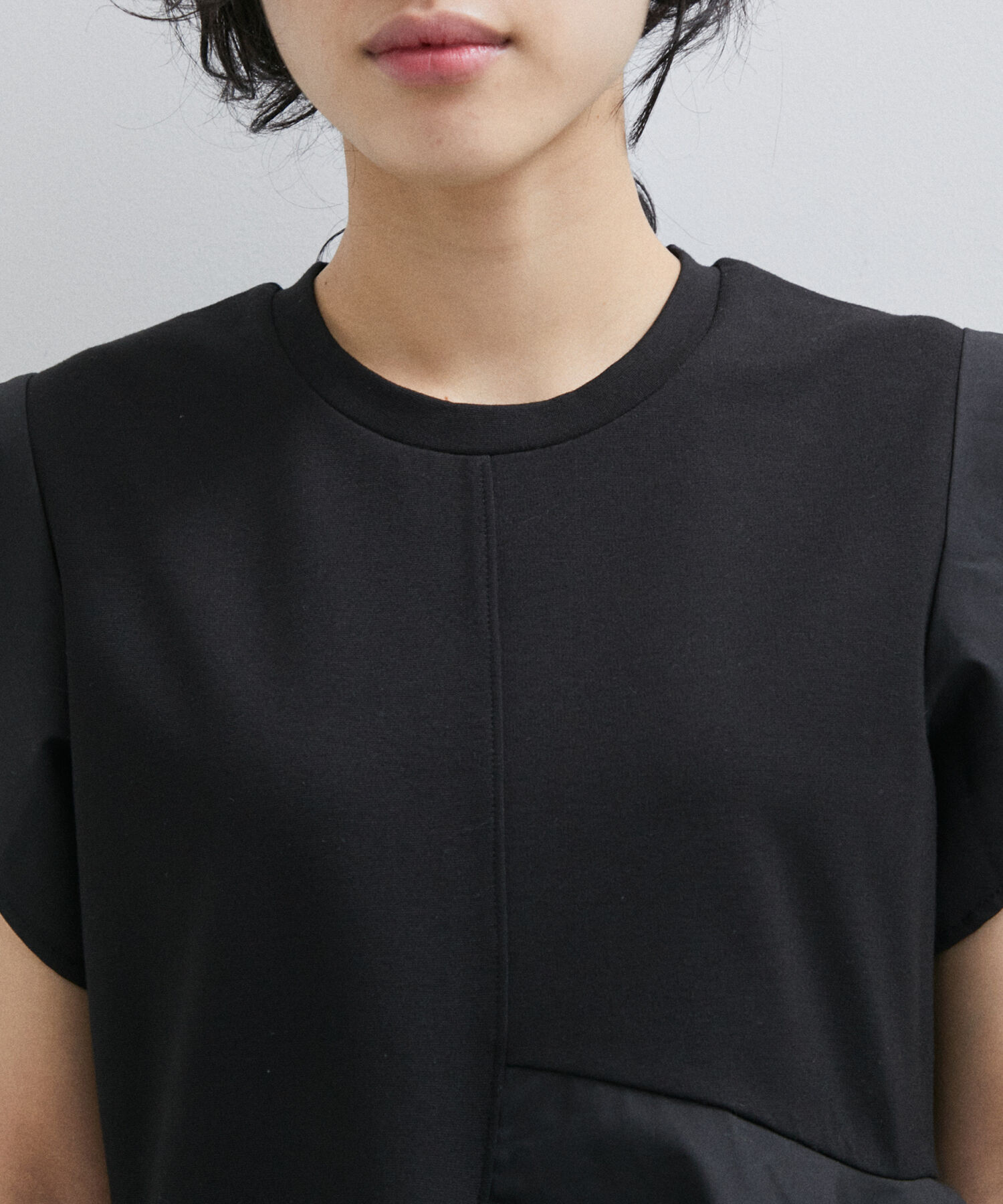 ADAM ET ROPE'「【再入荷・WEB限定・洗える】フリルペプラムカットソー」|Tシャツ・カットソー|