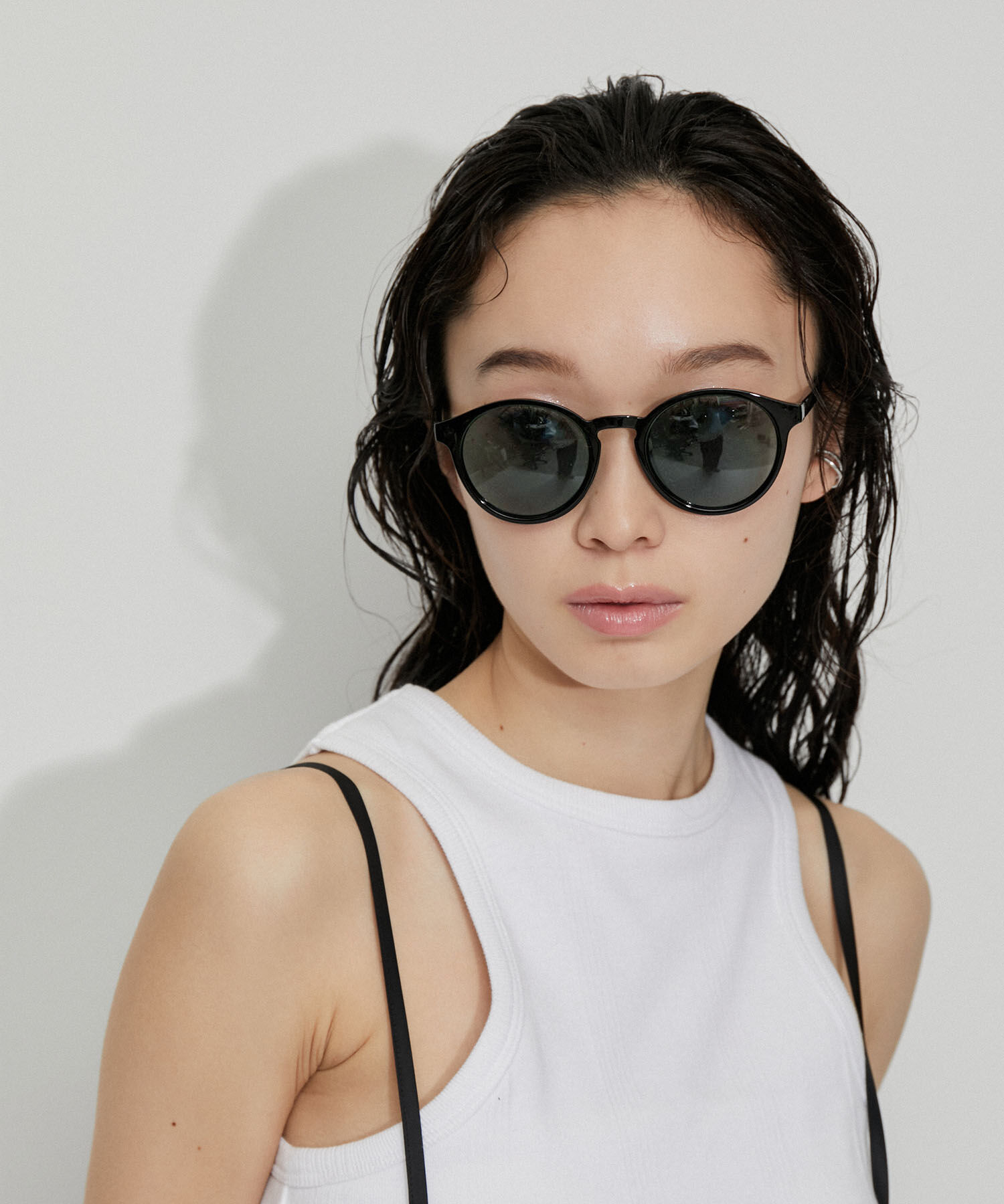 ADAM ET ROPE'「ボストンサングラス」|サングラス|ブラック(01)