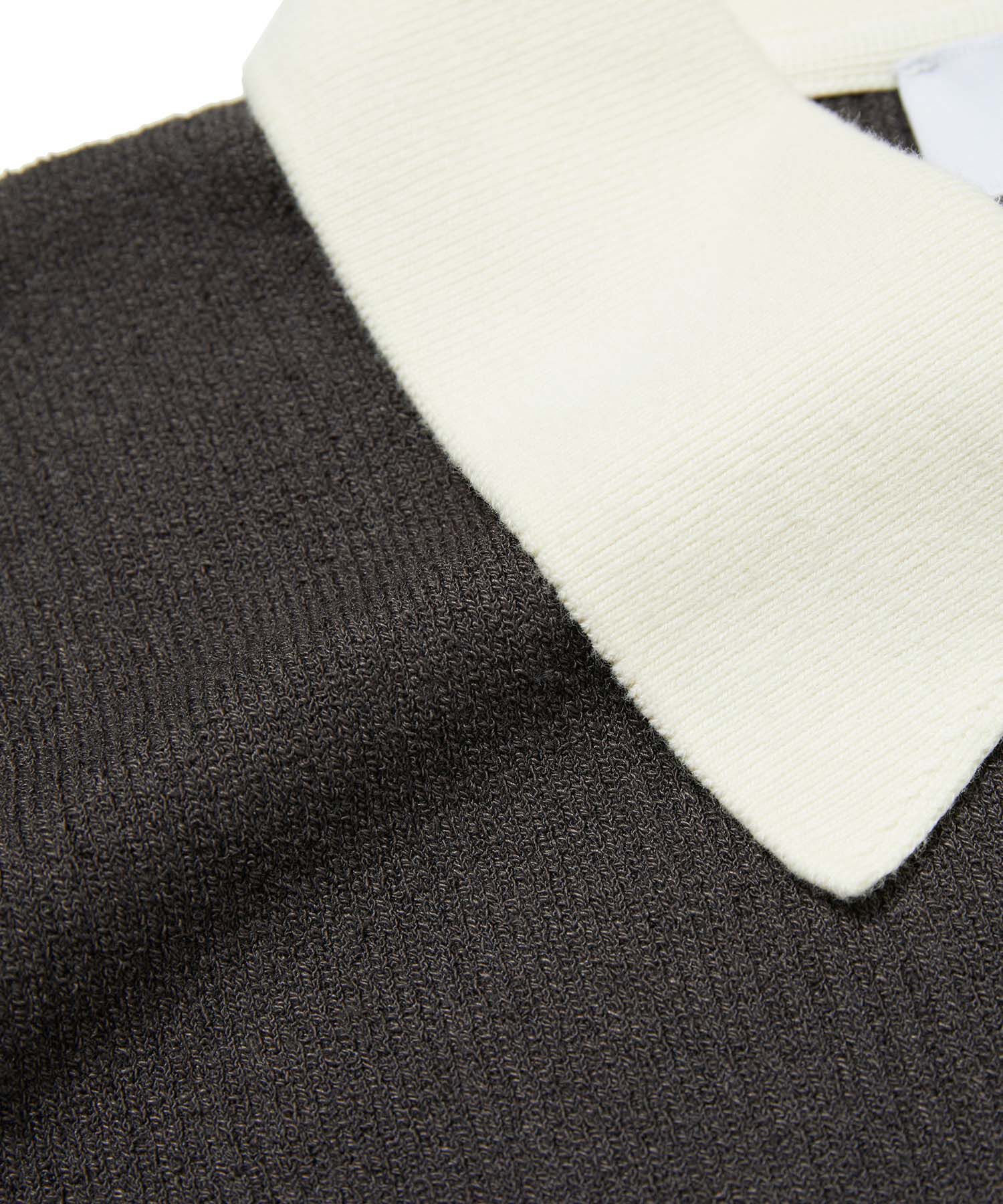 ADAM ET ROPE'「【WEB限定】・【新色追加】・【洗える】ポロシャツワンピース」|ワンピース|