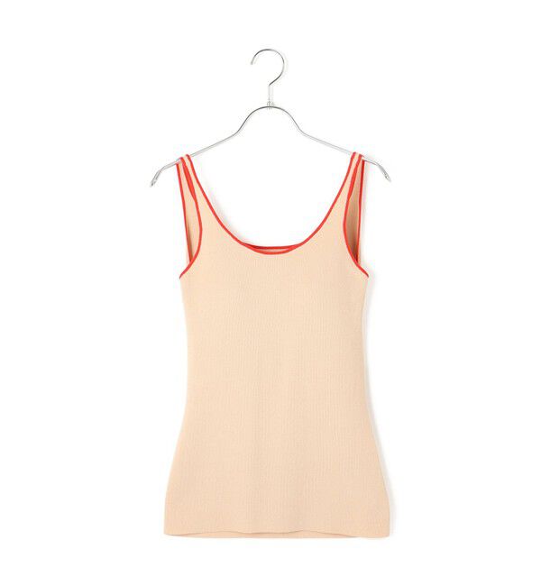 ADAM ET ROPE'「カラーブレードニットタンクトップ」|タンクトップ|