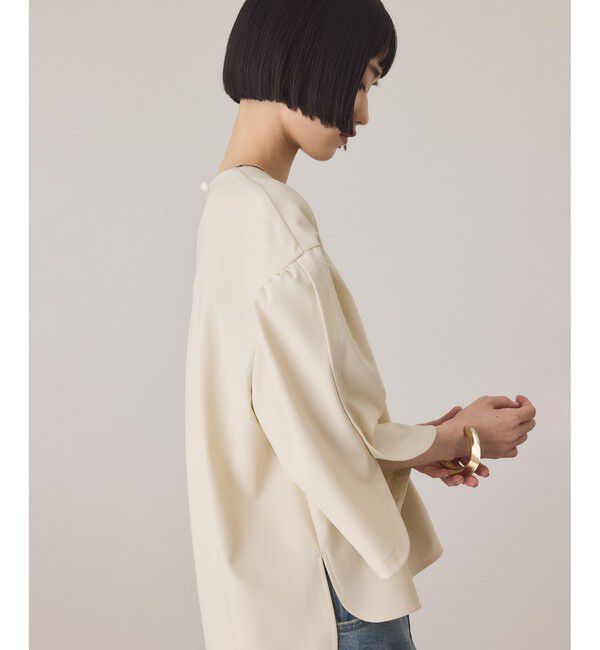 ADAM ET ROPE'「チューリップスリーブプルオーバー/UVカット」|シャツ・ブラウス|