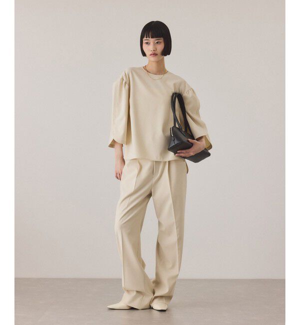 ADAM ET ROPE'「チューリップスリーブプルオーバー/UVカット」|シャツ・ブラウス|