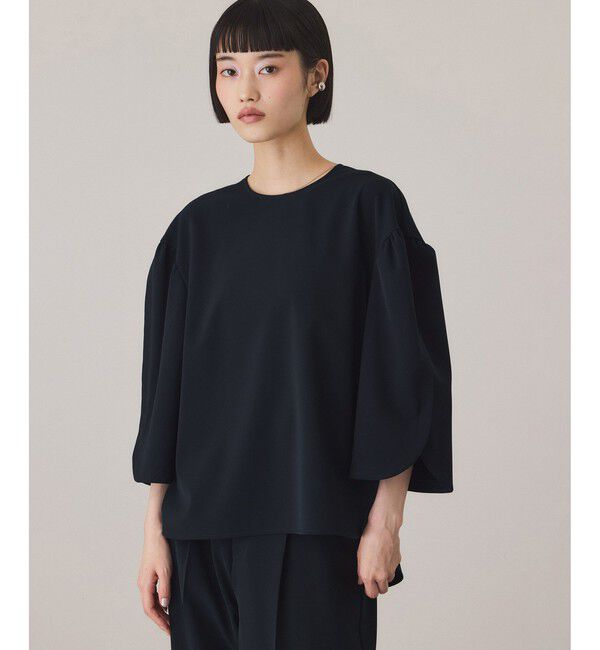 ADAM ET ROPE'「チューリップスリーブプルオーバー/UVカット」|シャツ・ブラウス|