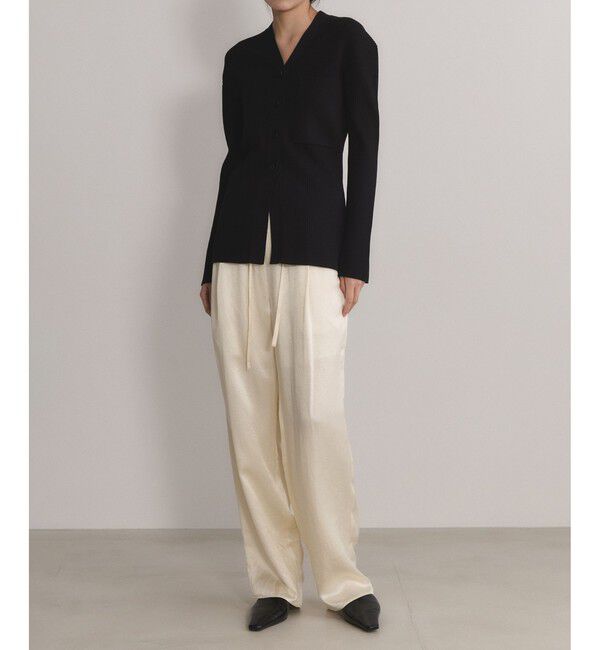 ADAM ET ROPE'「【EMOELLE】ポケットリブカーディガン」|カーディガン|