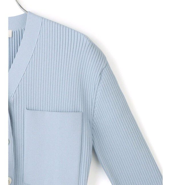 ADAM ET ROPE'「【EMOELLE】ポケットリブカーディガン」|カーディガン|