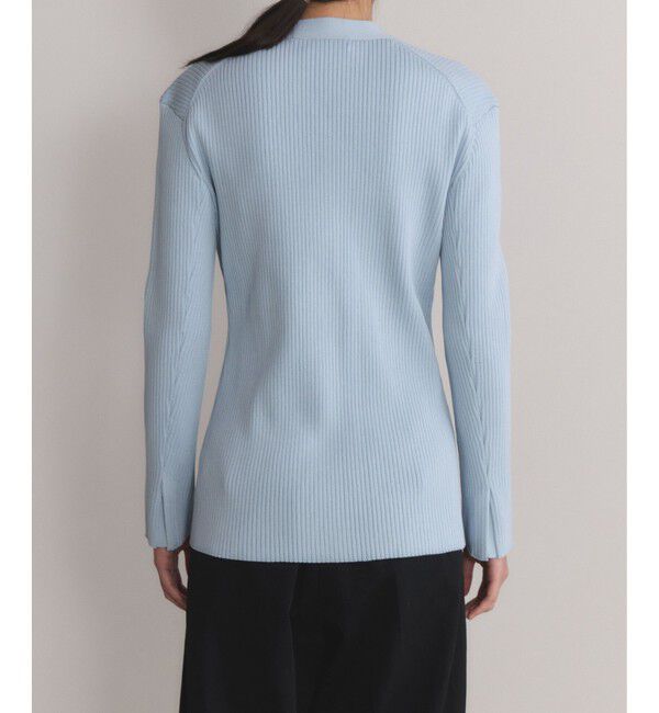 ADAM ET ROPE'「【EMOELLE】ポケットリブカーディガン」|カーディガン|