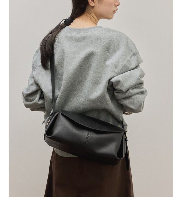 ADAM ET ROPE'「【サステナブル】フラップショルダーバッグ」|ショルダー・メッセンジャー|ブラック(01)