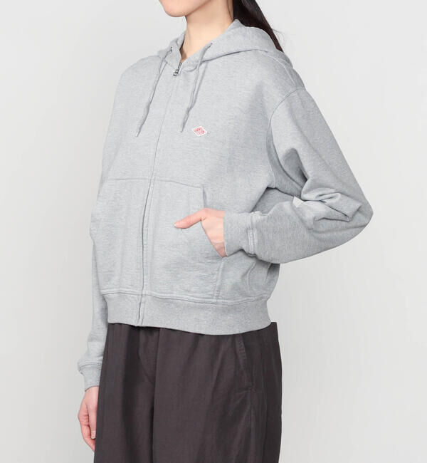 DANTON「DANTON | コットンテリー ジップパーカー WOMEN」|スウェット・ジャージ|