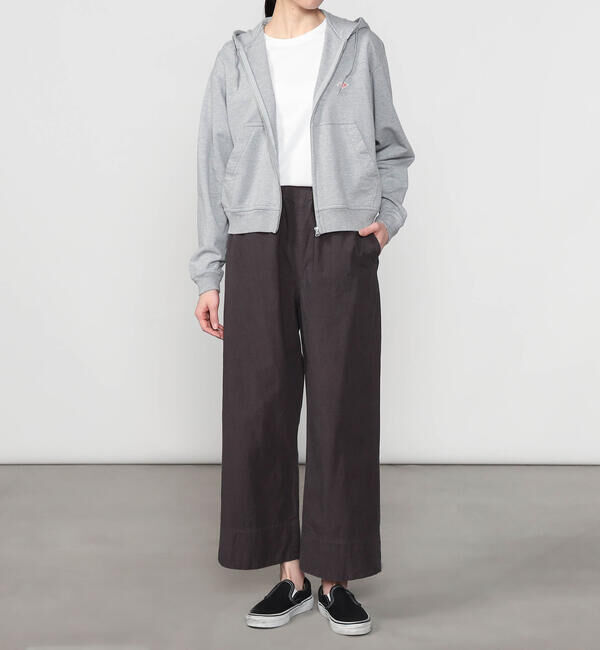 DANTON「DANTON | コットンテリー ジップパーカー WOMEN」|スウェット・ジャージ|
