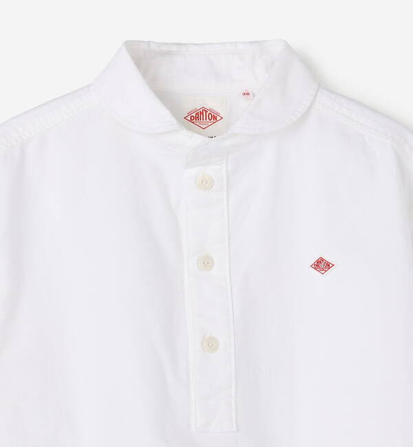 DANTON「DANTON | オックスフォード 丸襟プルオーバーシャツ SOLID WOMEN」|シャツ・ブラウス|