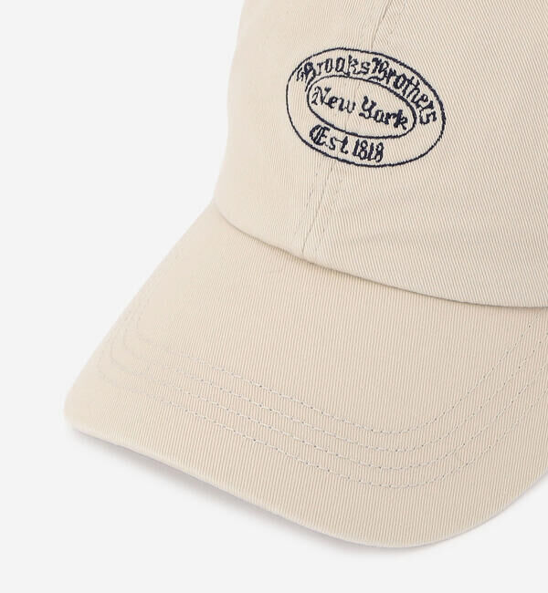  「Brooks Brothers |〈別注〉コットンツイル ベースボールキャップ BEIGE UNISEX」|キャップ・キャスケット|