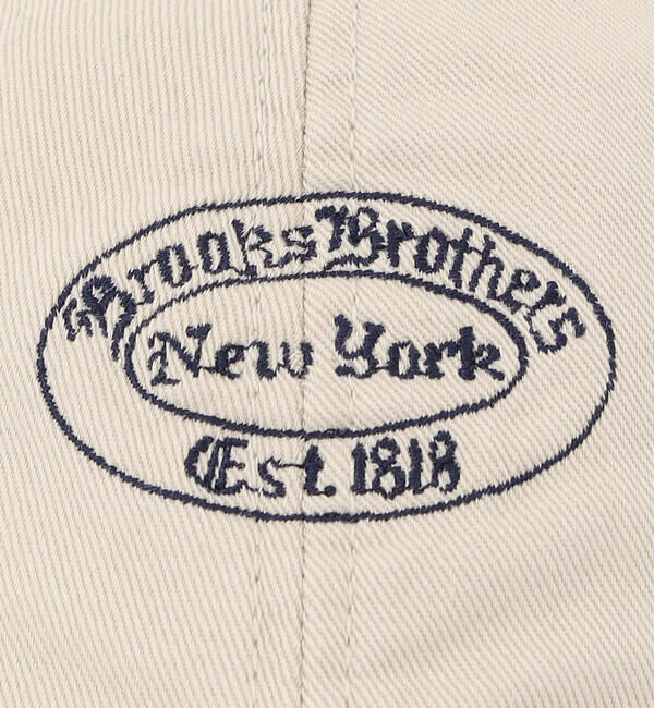  「Brooks Brothers |〈別注〉コットンツイル ベースボールキャップ BEIGE UNISEX」|キャップ・キャスケット|