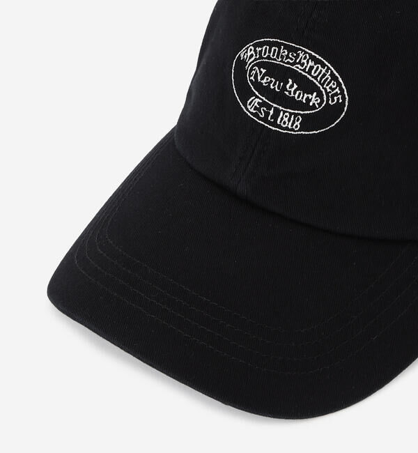  「Brooks Brothers |〈別注〉コットンツイル ベースボールキャップ BLACK UNISEX」|キャップ・キャスケット|