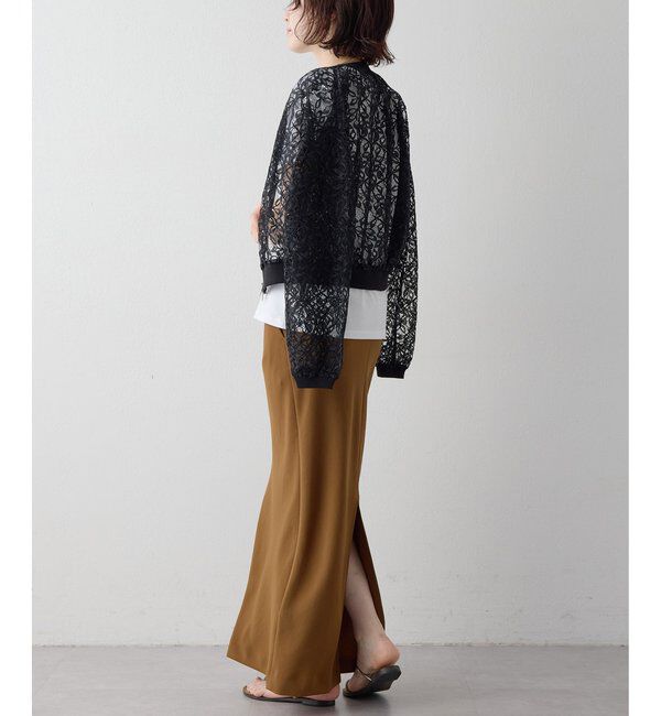 Drawing Numbers「【Drawing Numbers】ダブルクロスバイアスセミタイトスカート」|スカート|