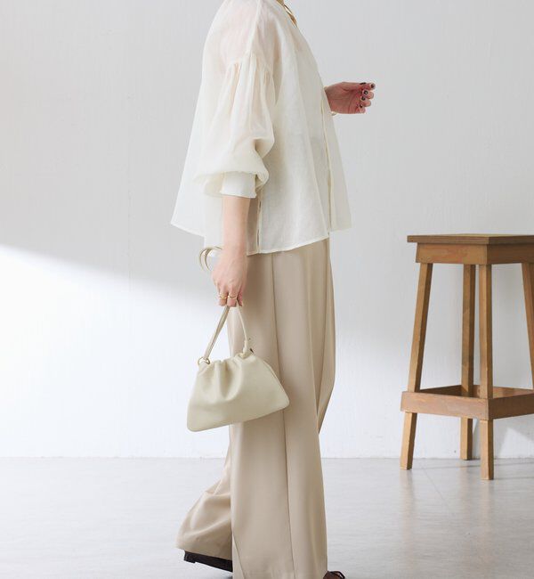  「スキッパーシアーブラウス」|シャツ・ブラウス|