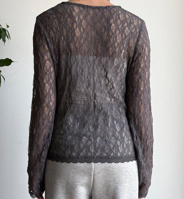  「【WEB限定】レースサイドタックプルオーバー」|Tシャツ・カットソー|