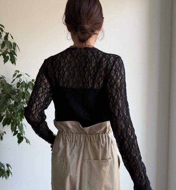  「【WEB限定】レースサイドタックプルオーバー」|Tシャツ・カットソー|