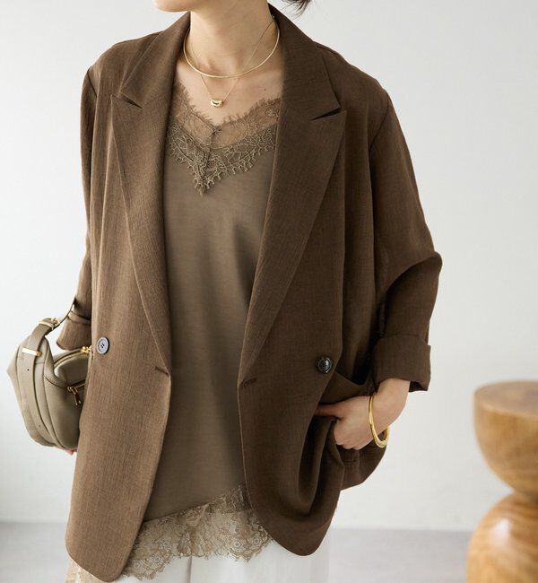  「予約【ご好評につき追加販売決定！】バイアスヘムレースキャミソール」|シャツ・ブラウス|