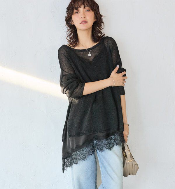  「予約【ご好評につき追加販売決定！】バイアスヘムレースキャミソール」|シャツ・ブラウス|