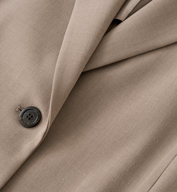  「【こなれ感抜群/接触冷感機能付き】ワイドショルダージャケット」|テーラードジャケット|