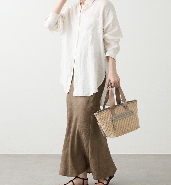  「ナイロンラフィア&times;クラウズナイロン コンビ2WAYトートバッグ」|トートバッグ|