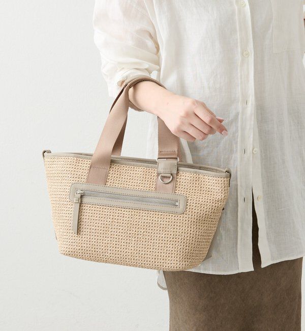  「ナイロンラフィア&times;クラウズナイロン コンビ2WAYトートバッグ」|トートバッグ|