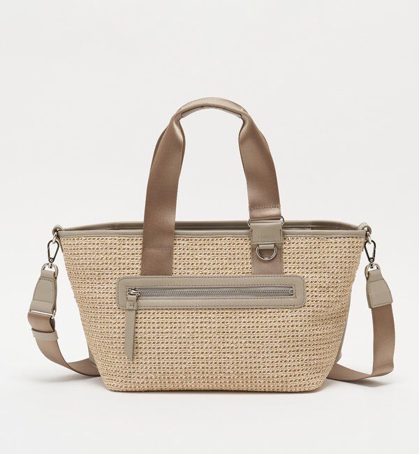  「ナイロンラフィア&times;クラウズナイロン コンビ2WAYトートバッグ」|トートバッグ|