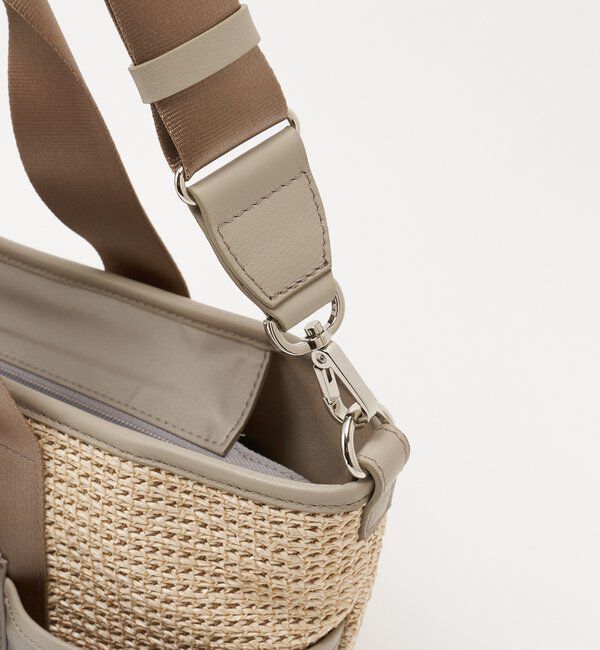  「ナイロンラフィア&times;クラウズナイロン コンビ2WAYトートバッグ」|トートバッグ|