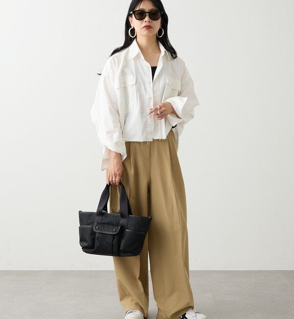  「ナイロンラフィア&times;クラウズナイロン コンビ2WAYトートバッグ」|トートバッグ|