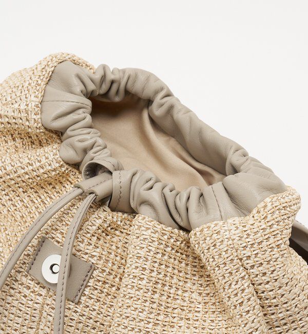  「ナイロンラフィア&times;クラウズナイロンコンビリュックサック」|リュック|