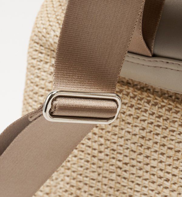  「ナイロンラフィア&times;クラウズナイロンコンビリュックサック」|リュック|