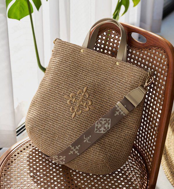  「《WEB限定》スリム2WAYトートバッグ <ナイロンラフィア>」|トートバッグ|