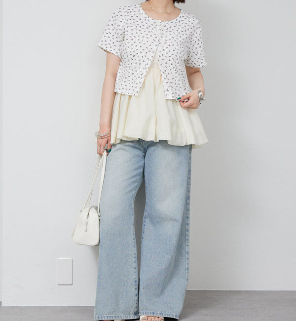  「【新色ブルー登場！】フレアデニム」|デニム|